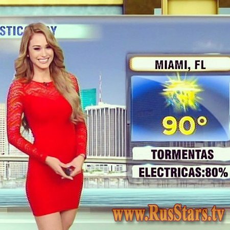   Yanet Garcia Mexican Weather Girl