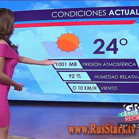   Yanet Garcia Mexican Weather Girl